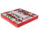 32 Mini Christmas Crackers Saucer Breakfast Crackers Silver Gold Red 4