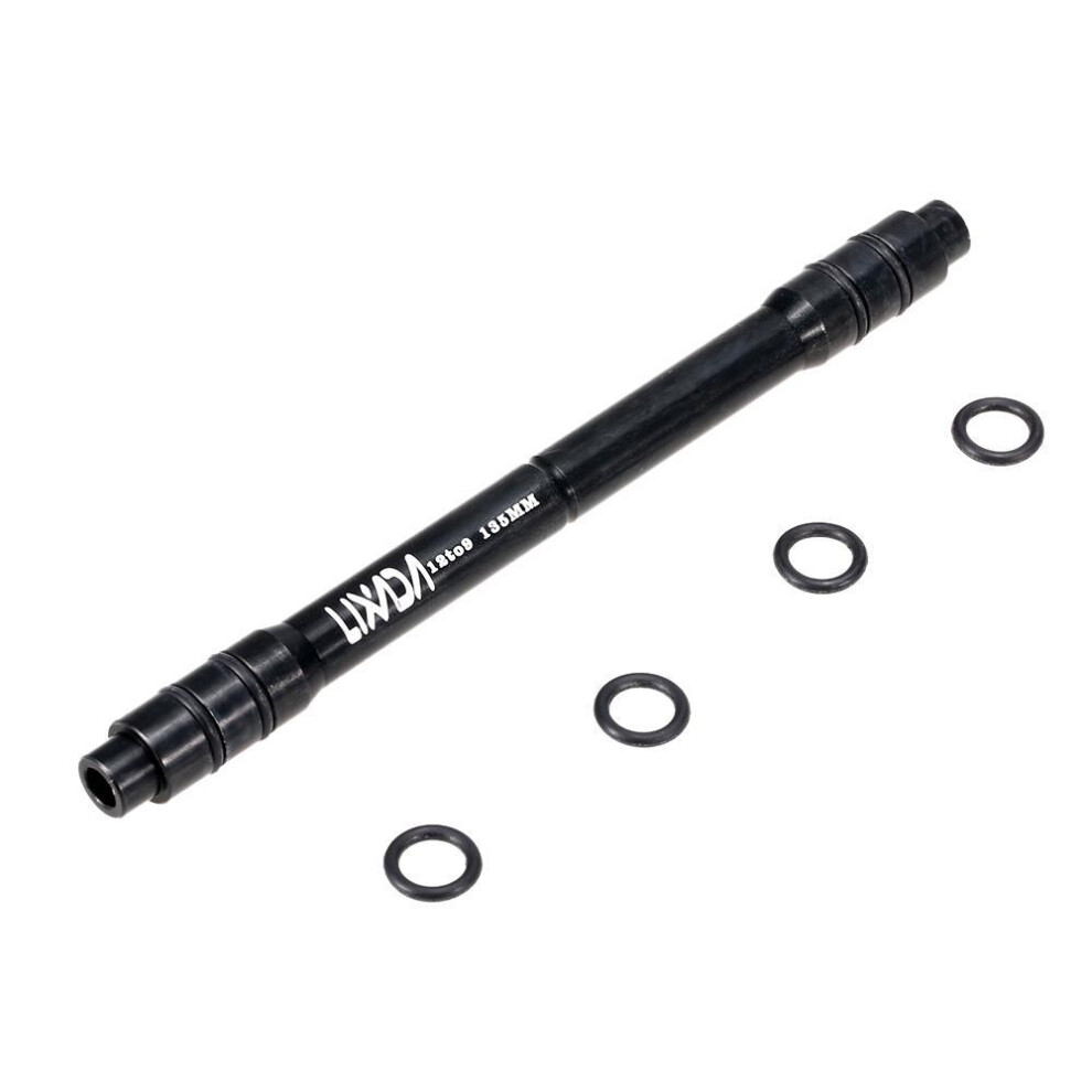(black) Lixada 12mm To 9mm Qr Adapter Mtb Bike Thru Axle Hub Quick Release 135mm Bicycle Front Wheel Hub