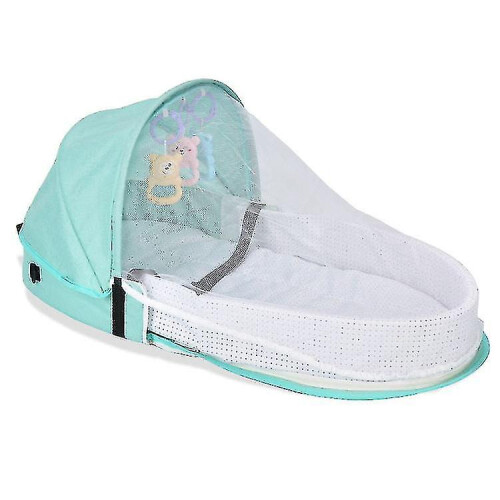 (Green) Portable Travel   Nest Multi-function   Bed Crib_y High Quality
