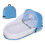 (Blue) Portable Travel   Nest Multi-function   Bed Crib_y High Quality 1