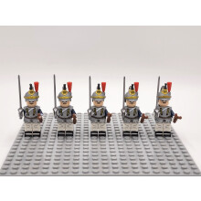 (French Cuirassiers) 5PCS/Set Historic Military Army Minifigures