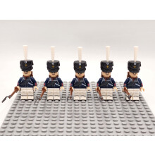 (Prussian Guard Grendiers) 5PCS/Set Historic Military Army Minifigures