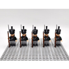 (Prussian Silesian Chasseurs) 5PCS/Set Historic Military Army Minifigures
