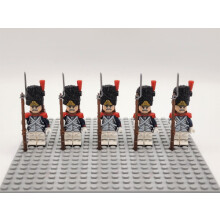 (Swiss Grenadiers) 5PCS/Set Historic Military Army Minifigures