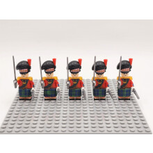 (Officers of the Highland Infantry) 5PCS/Set Historic Military Army Minifigures