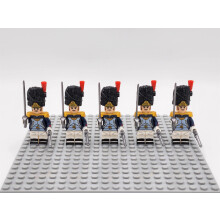 (Officers of the Old Guard Grenadiers) 5PCS/Set Historic Military Army Minifigures