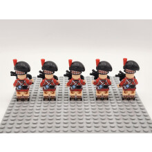 (Scottish Bagpipers ) 5PCS/Set Historic Military Army Minifigures