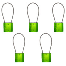 Cable Seal Lock - 5 Pack