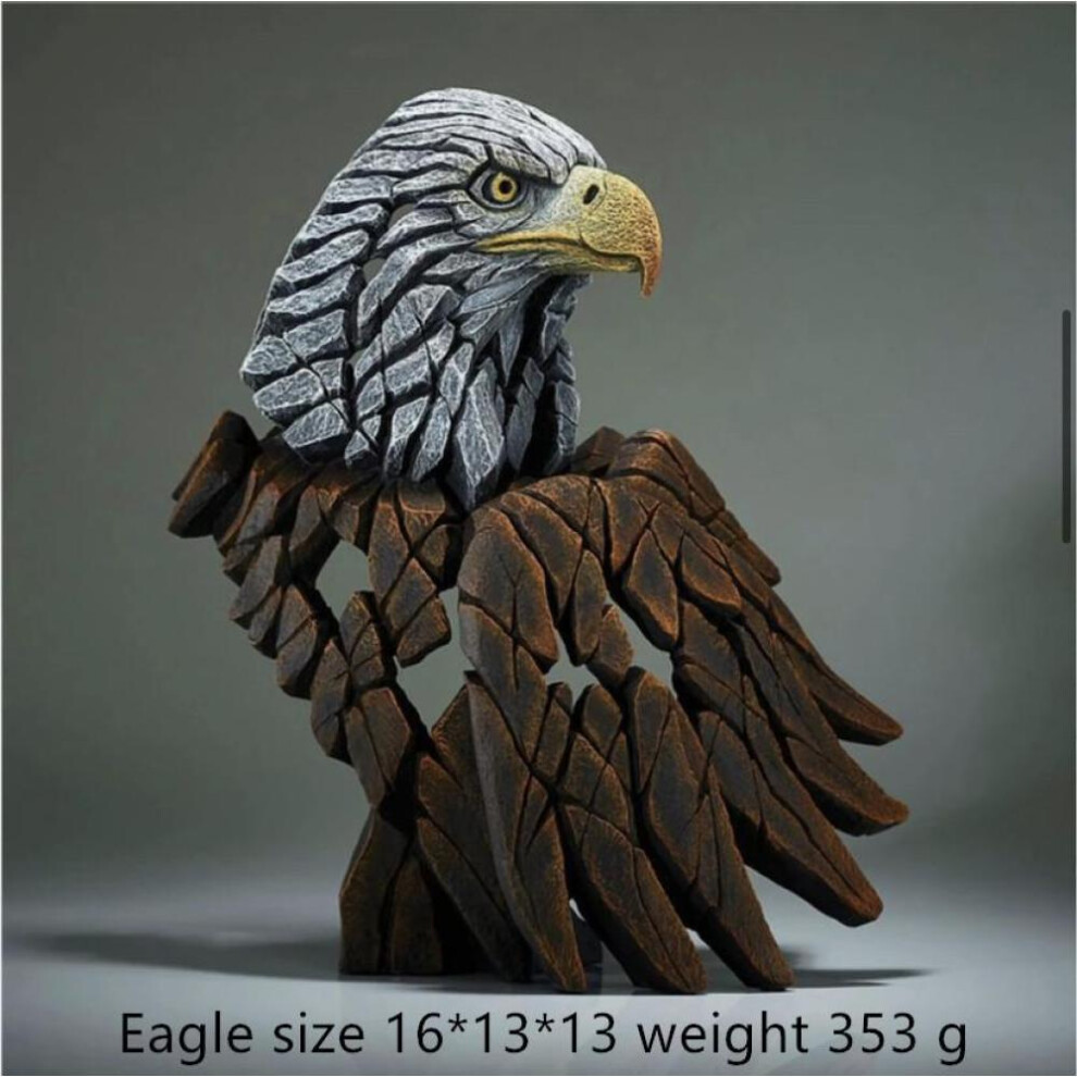 (Eagle) New Trends Contemporary Nordic Style Animal Sculpture Home Decoration Lion Tiger Bust Of Edge Scenes Room Decor&wall