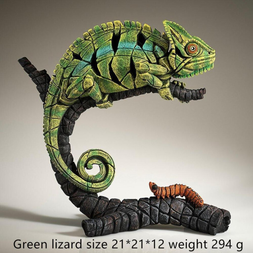 (Lizard) New Trends Contemporary Nordic Style Animal Sculpture Home Decoration Lion Tiger Bust Of Edge Scenes Room Decor&wall