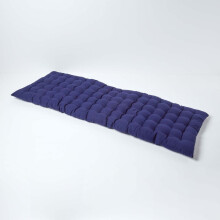 (Three Seater, Navy Blue) Bench Cushion