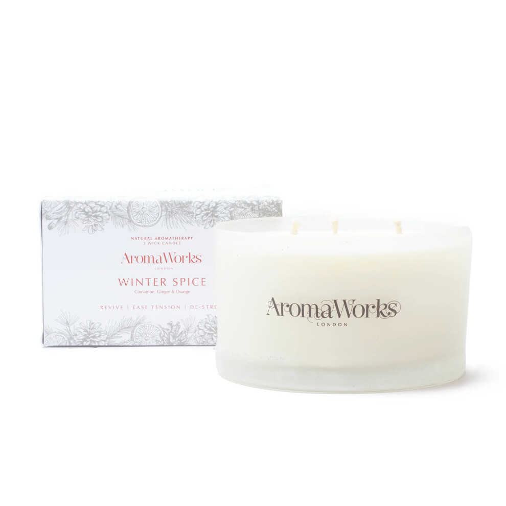 Aromaworks Winter Spice 3 Wick Candle