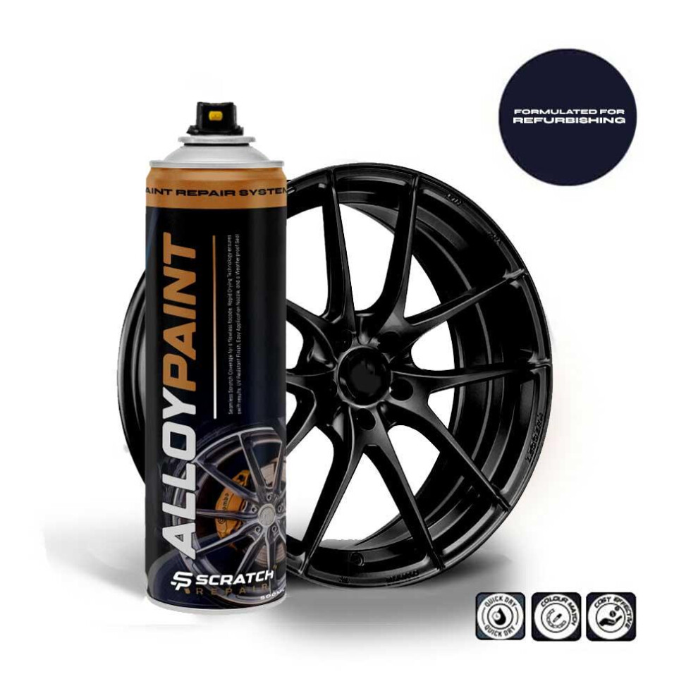 Gloss Alloy Wheel Paint High-Performance Â Scratch-Resistant Black 5060934190913
