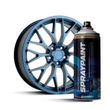 Ice Blue Alloy Wheel Paint 500ml - High-Performance, Scratch-Resistant, OEM Color Match, Quick-Dry Finish