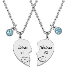 Best Friend Necklaces Couple Necklace Friendship Necklaces Set Necklace