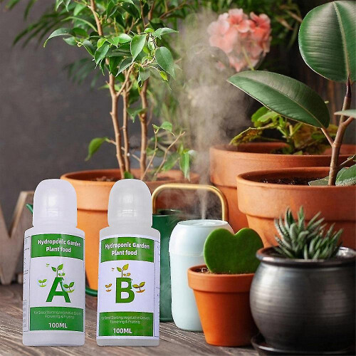 A b Two Part Set Liquid Hydroponic Nutrients Promote Absorption Efficiency Suitable For Tomatoes 2