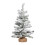 60cm Mini Imperial Snow Flocked Christmas Tree in Burlap Base 8
