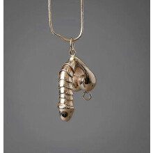 (Gold) Funny Erectable Pendant Necklace