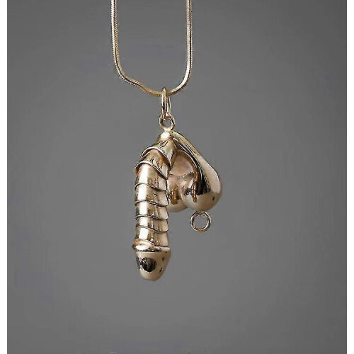 (Gold) Funny Erectable Pendant Necklace