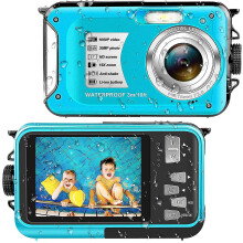 Waterproof Camera Underwater Camera Full Hd 1080p 30 Mp Video Recorder 16x Digital Zoom 10 Ft Waterproof Digital Camera For Snorkeling 1y