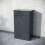 NES Home Nes Home Dark Grey 500mm Back to Wall WC Unit Flat Pack 1