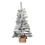 75cm Mini Imperial Snow Flocked Christmas Tree in Burlap Base 8