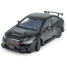 2016 Impreza WRX STI S207 Diecast Model Cars Racing Sports Toy Car 1/32 Scale Metal Childrens Die-cast Vehicles with Light, 4 Doors Open, Hood & Trunk