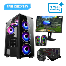 22-inch Gaming PC Bundle with Intel Core i5, 16GB RAM, 240GB SSD + 1TB HDD, GT730 4GB, 22-inch Monitor