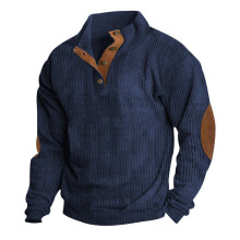 (OLIVE GREEN, 5XL) Mens Long Sleeve Sweater High Neck Jumper Casual Blouse Pullover Winter Warm Top