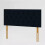 (Double Blue) 4ft 6 inch Plush Padded Chesterfield Headboard Bed 5