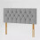 (Double Blue) 4ft 6 inch Plush Padded Chesterfield Headboard Bed 15