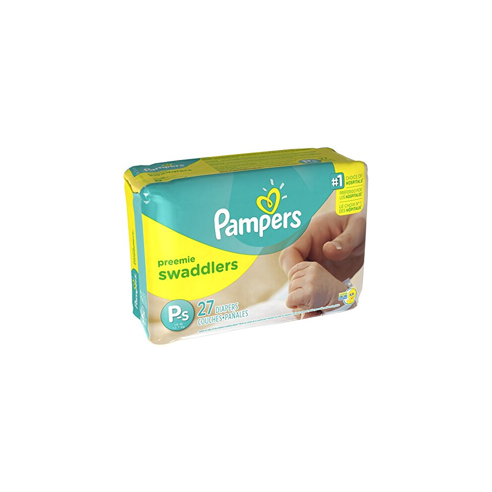 Pampers Swaddlers  Diapers  Preemie  27 ct