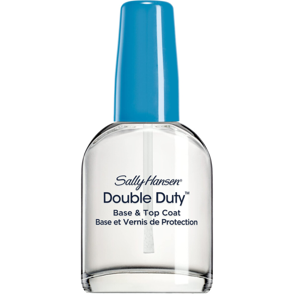 Sally Hansen Double Duty Base and Top Coat  0.45 Fluid Ounce  Clear (Pack of 1)