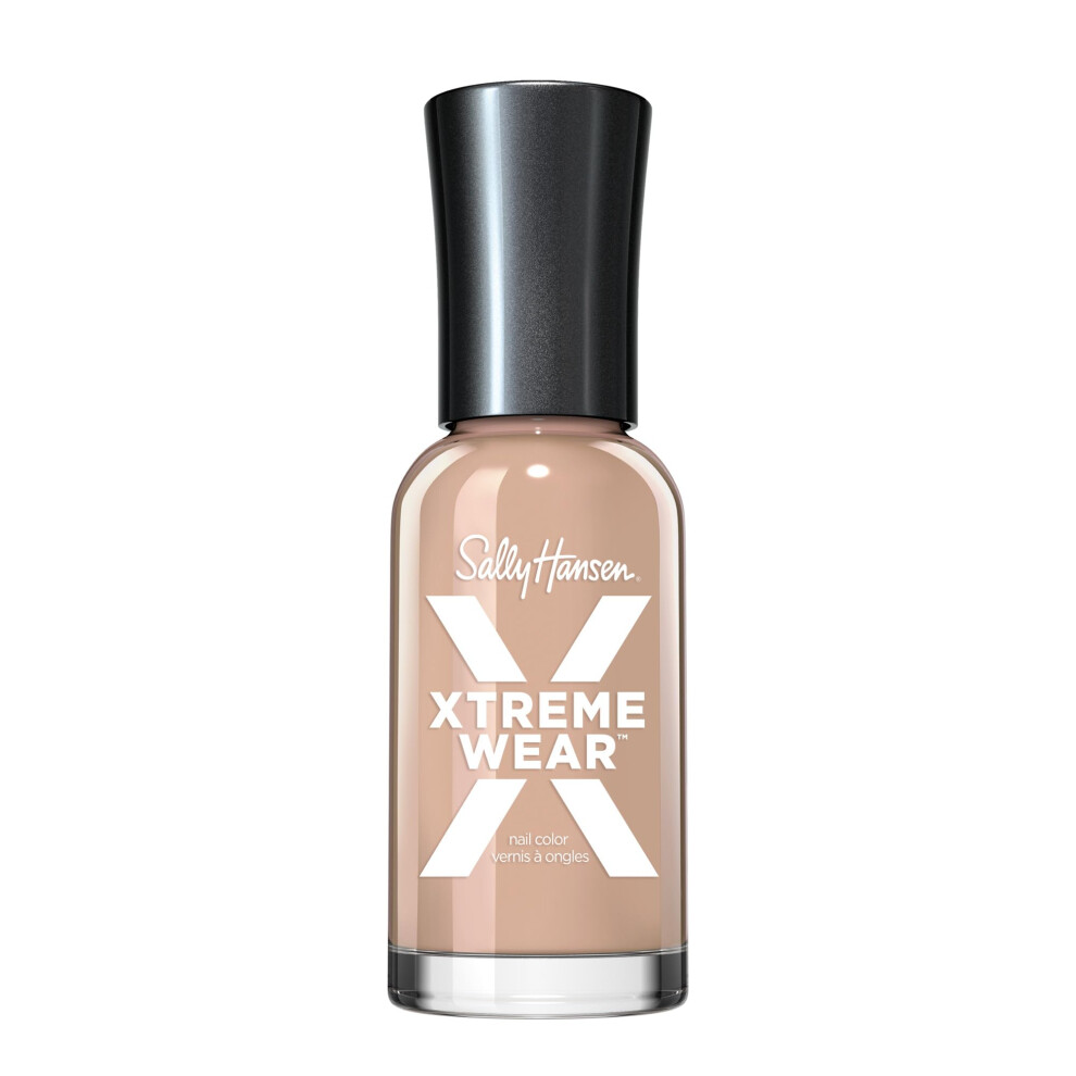 Sally Hansen Xtreme Wear Nail Polish  Streak-Free  Shiny Finish  Long-Lasting Nail color  Bare it All  012 fl oz