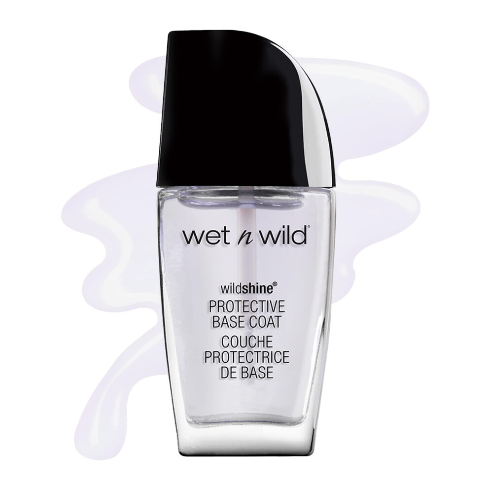 wet n wild Nail Polish Wild Shine  Protective Base coat  Nail color