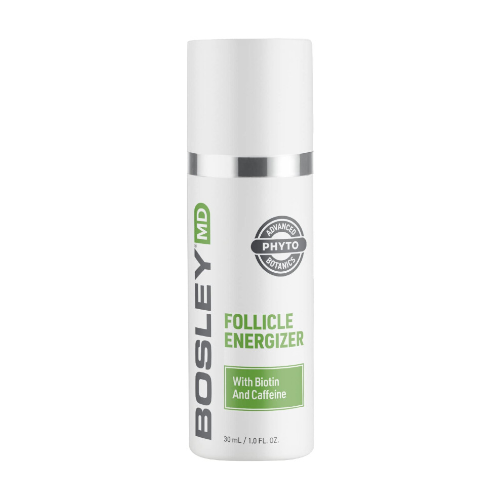 Bosley Men's Bosleymd Follicle Energizer Dht Blocker Extra Strength Thinning Hair Treatt For Hair Loss And Hair Regrowth And Wo 1Oz. And Value Kit (Pa