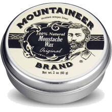 Mountaineer Brand Natuurlijke Snorwax | Origineel (Cedar Fir) Geur | Gemaakt in West Virginia | Langdurige Hold | Verzorgt, Conditioneert, Stylt | O