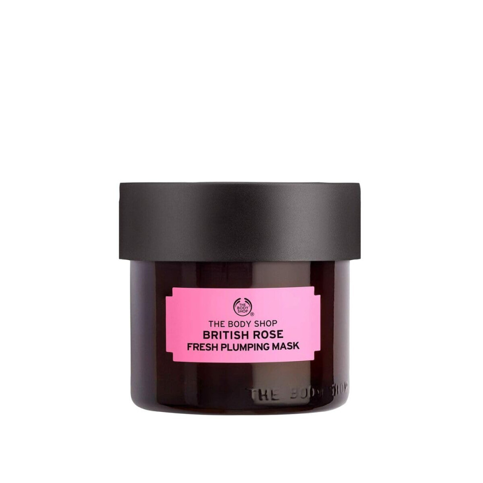 The Body Shop British Rose Fresh Plumping Mask  For Dehydrated Skin  Vegan  26 OZ