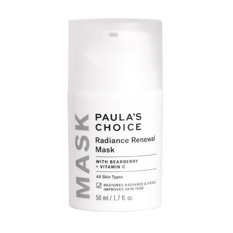 Paulas choice Radiance Renewal Night Mask with Arbutin and Niacinamide  Overnight Face Mask