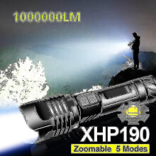 (XHP50A1) 1000000 Lm Super Xhp190 Powerful Led Flashlight 18650 Xhp90 Led Torch Usb Rechargeable Tactical Flas-a