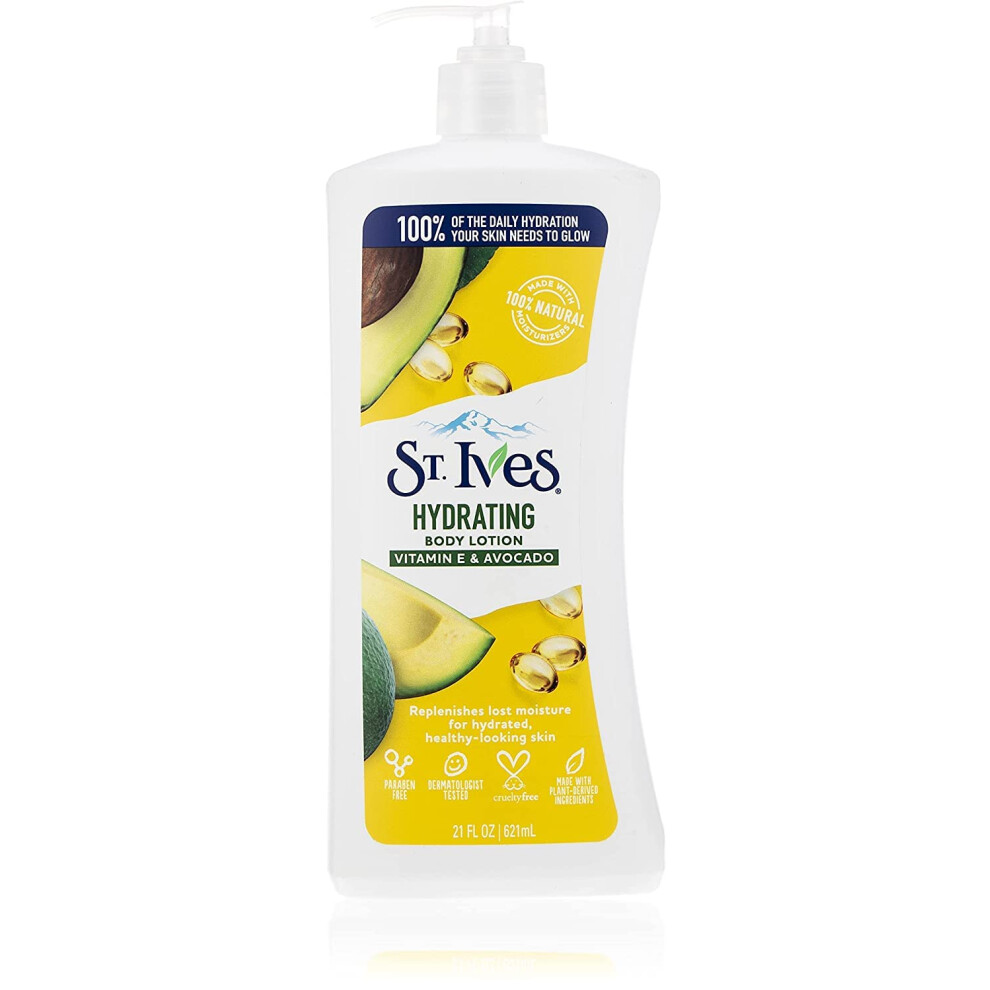 St Ives Hydrating Body Lotion  Vitamin E and Avocado  21 oz