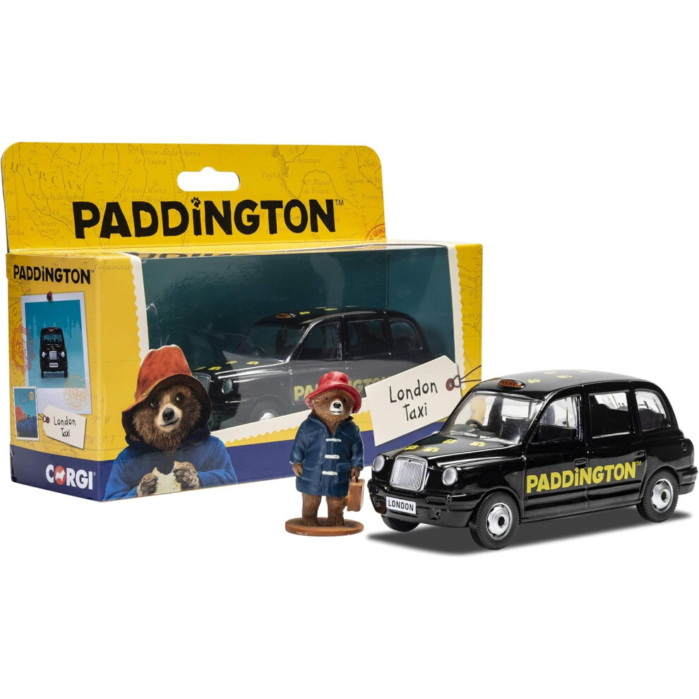 Corgi CC85925 Paddington Bear London Taxi and Paddington Bear Figure