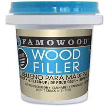 FamoWood 40042126 Latex Wood Filler - 1/4 Pint Natural