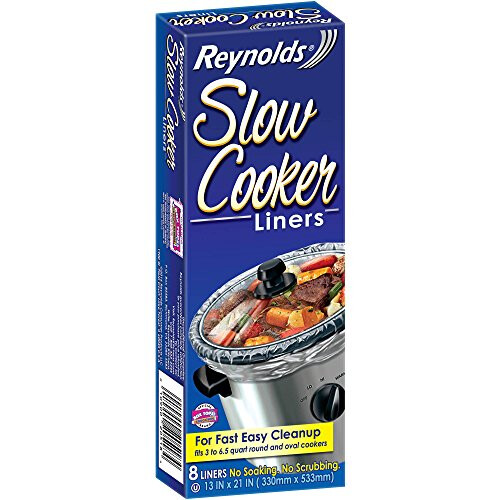 Reynolds Kitchens Slow Cooker Liners Regular (passer til 3-8 Quarts) 8 Count