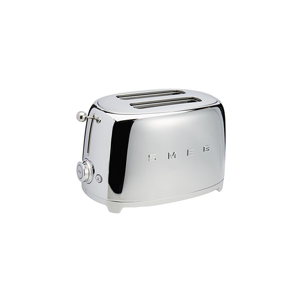 Smeg 2-Slice Toaster-Chrome