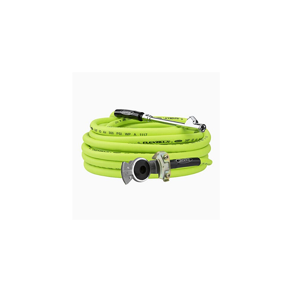 Flexzilla Truck Tire Inflator Kit With 38 In X 50 Ft Hose Heavy Duty Lightweight Hybrid Zillagreen - Hgh2-Fz 013222098380