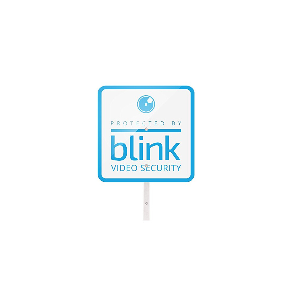 Blink Yard Sign with Two Window Decals Bundle