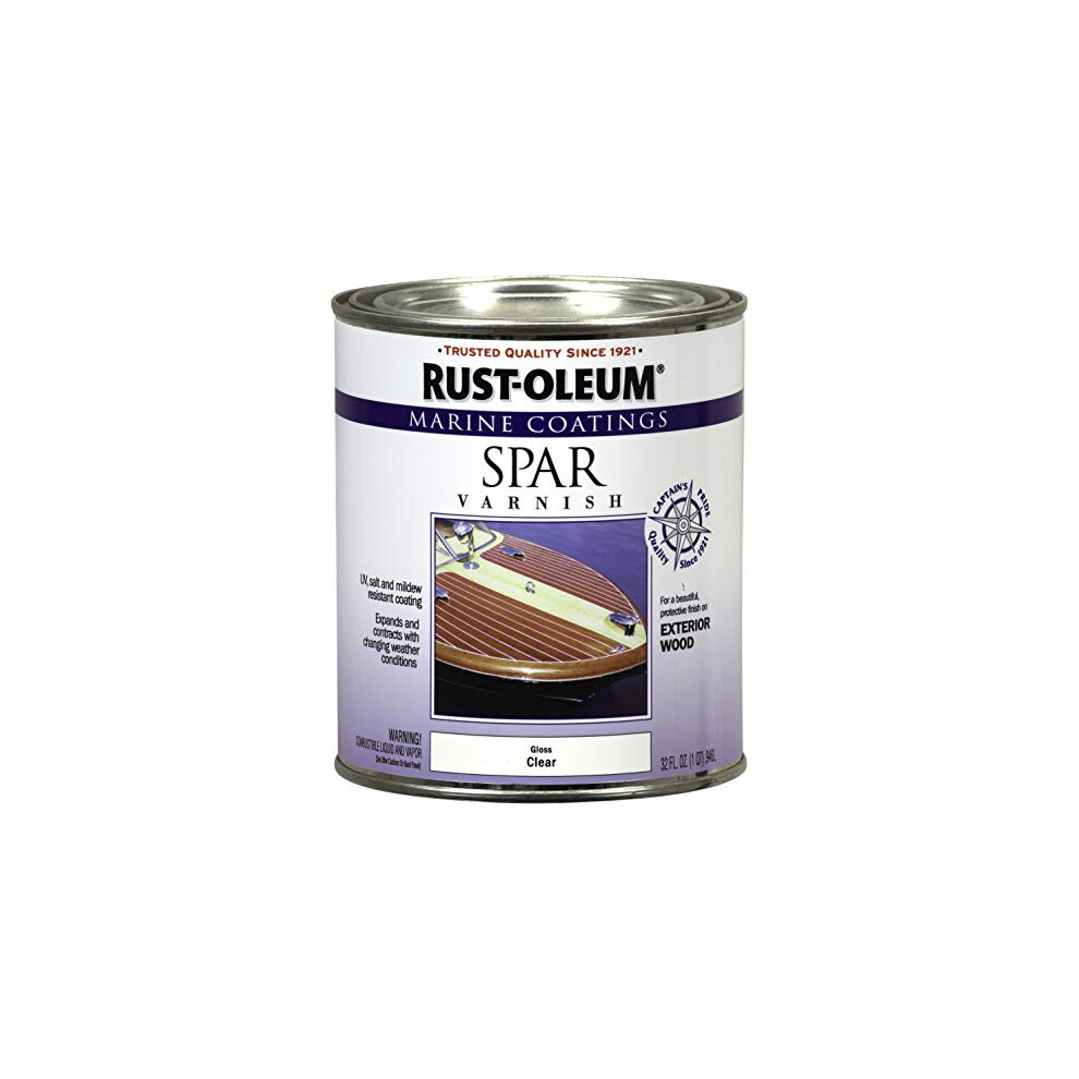 Rust-Oleum 207008 Marine Spar Varnish  Quart