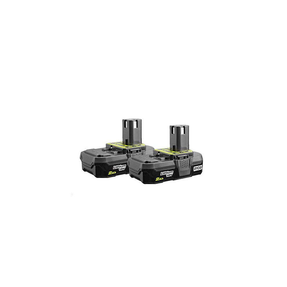 RYOBI P161 (P190 2 pack ) 18 volt ONE+ 2.0Ah Compact Lithium-Ion Battery