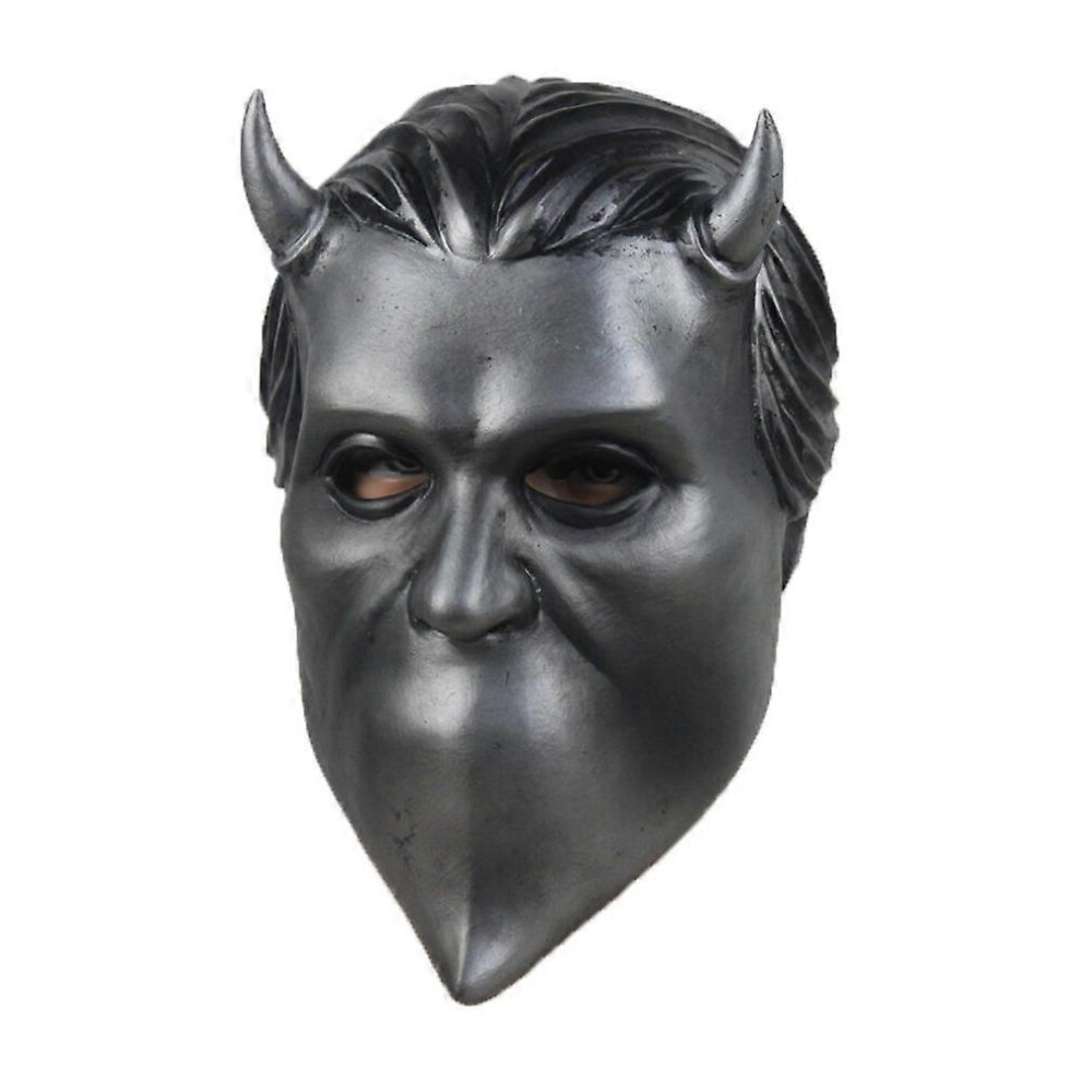 Ghost B.C Rock Roll Nameless Ghoul Band Grucifix Papa Emeri Adulte Latex Full Face Helmet Mask Halloween Cosplay Costumes Masques-image